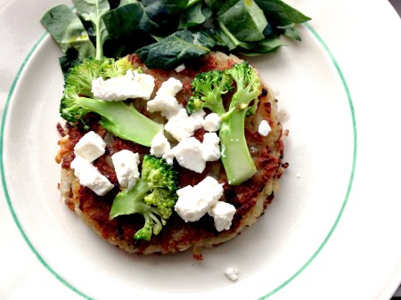 bild-rösti med feta o broccoli