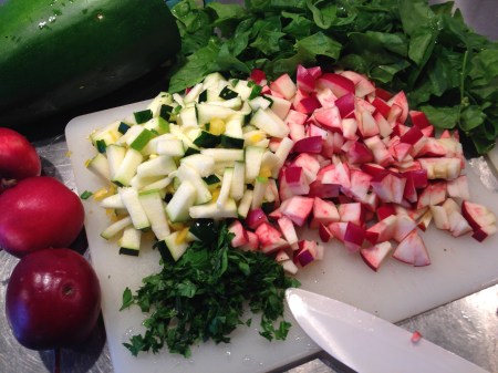 ciderkyckling frukt och grönt