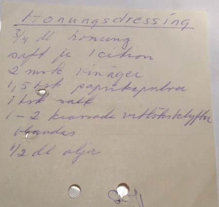 mormors honungsdressing