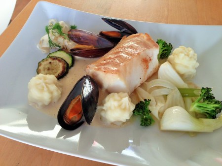 långa musselskum rotselleripure smörkoktlök