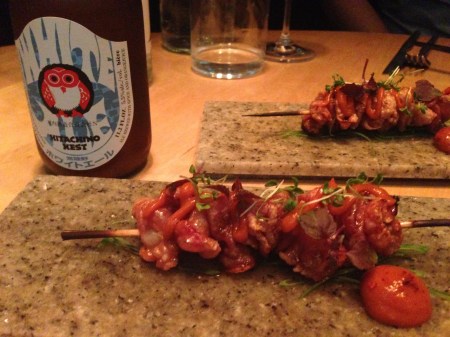 shibumi kycklingskinn med chilipasta