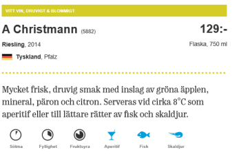 risling till rökt fisk